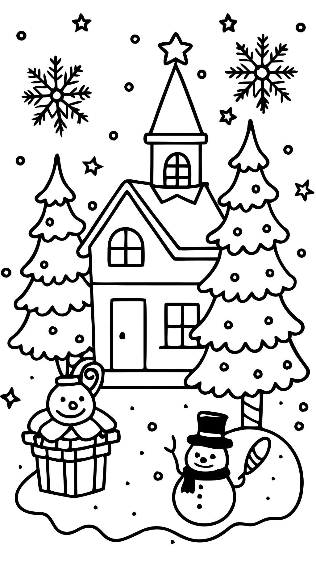 coloring page christmas